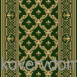 Ковровая дорожка полушерстяная CROWN green 