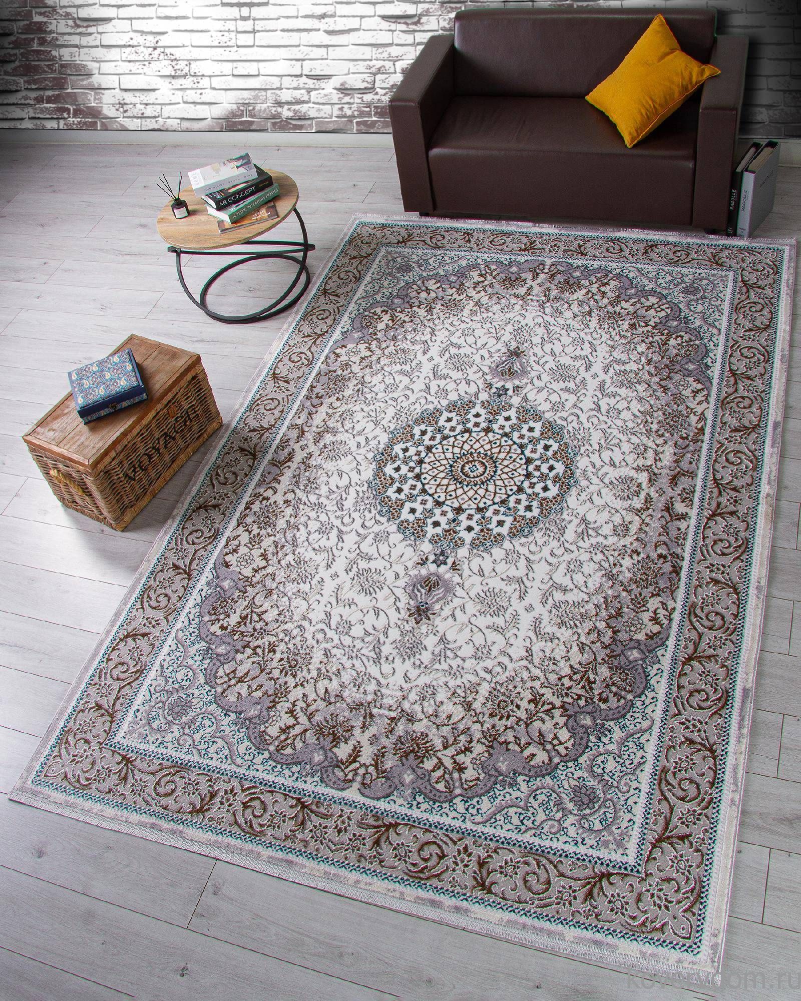 Ковер HALIF F605 GREEN-BLUE