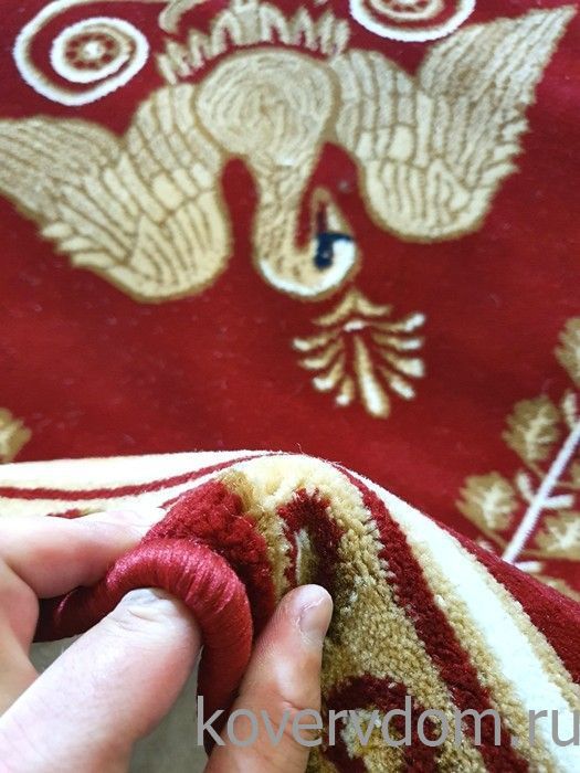 Ковер ЦАРЬ-ПТИЦА красно-бордовый