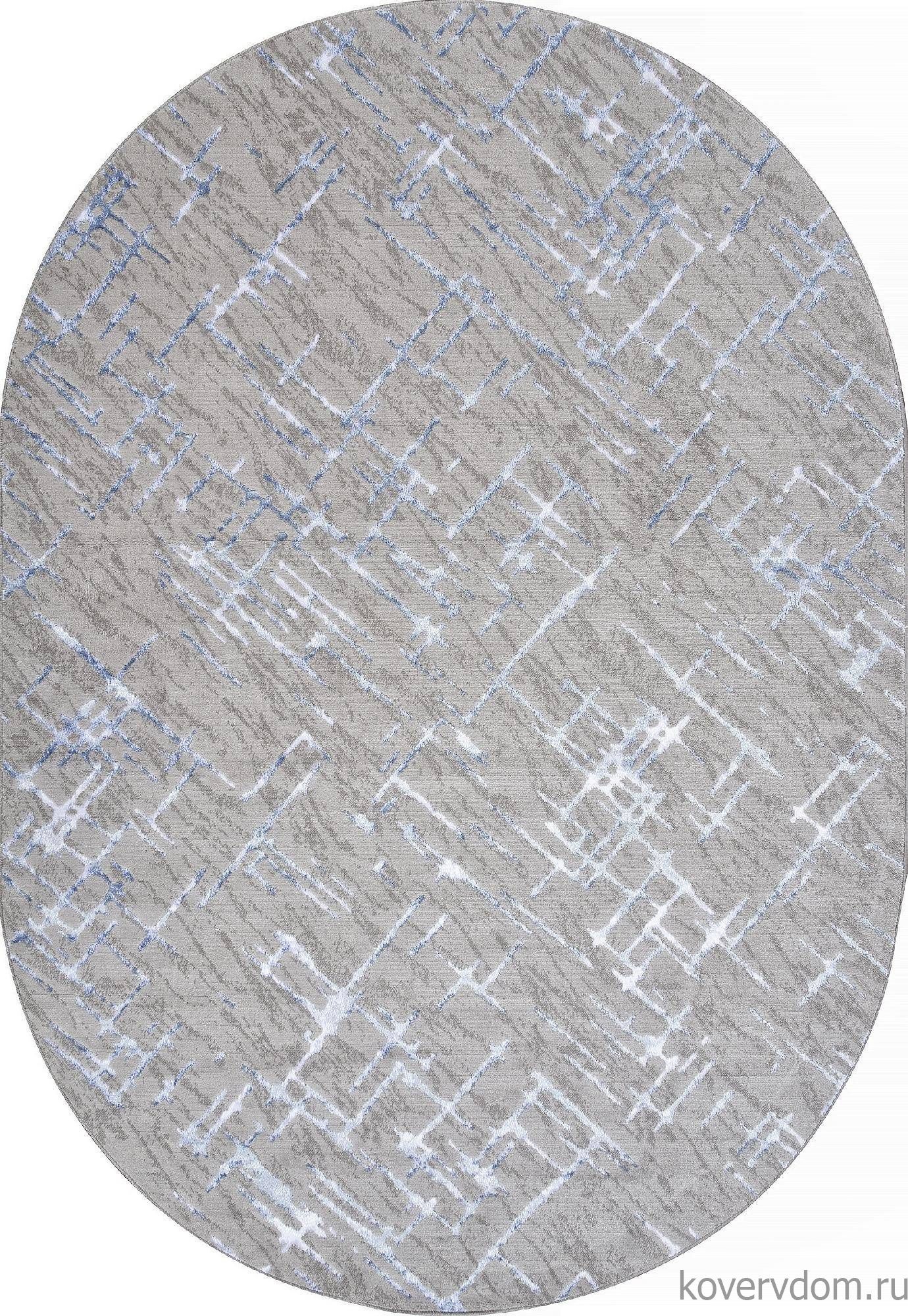 Ковер LIMAN F164 GRAY-BLUE Овал Ковер LIMAN F164 GRAY-BLUE Овал