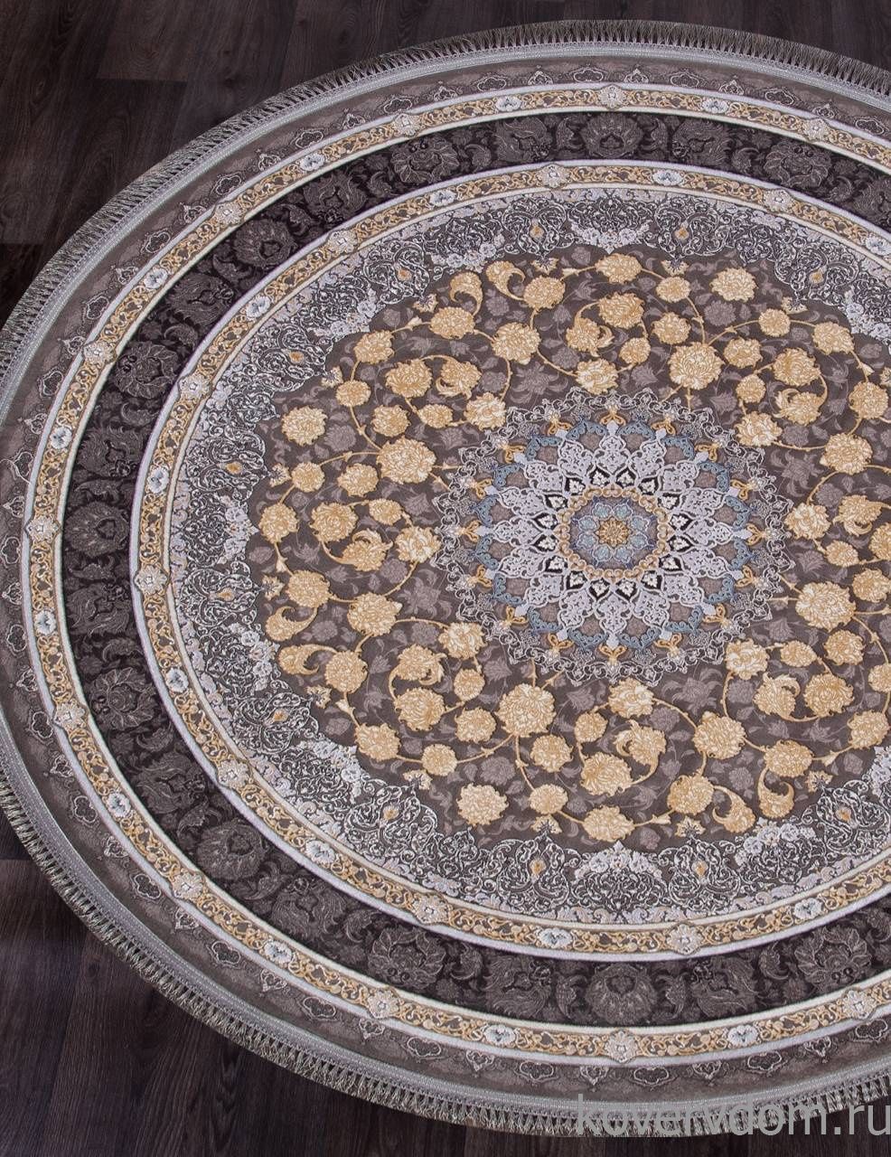 Ковер FARSI 1200 G258 GRAY Круг