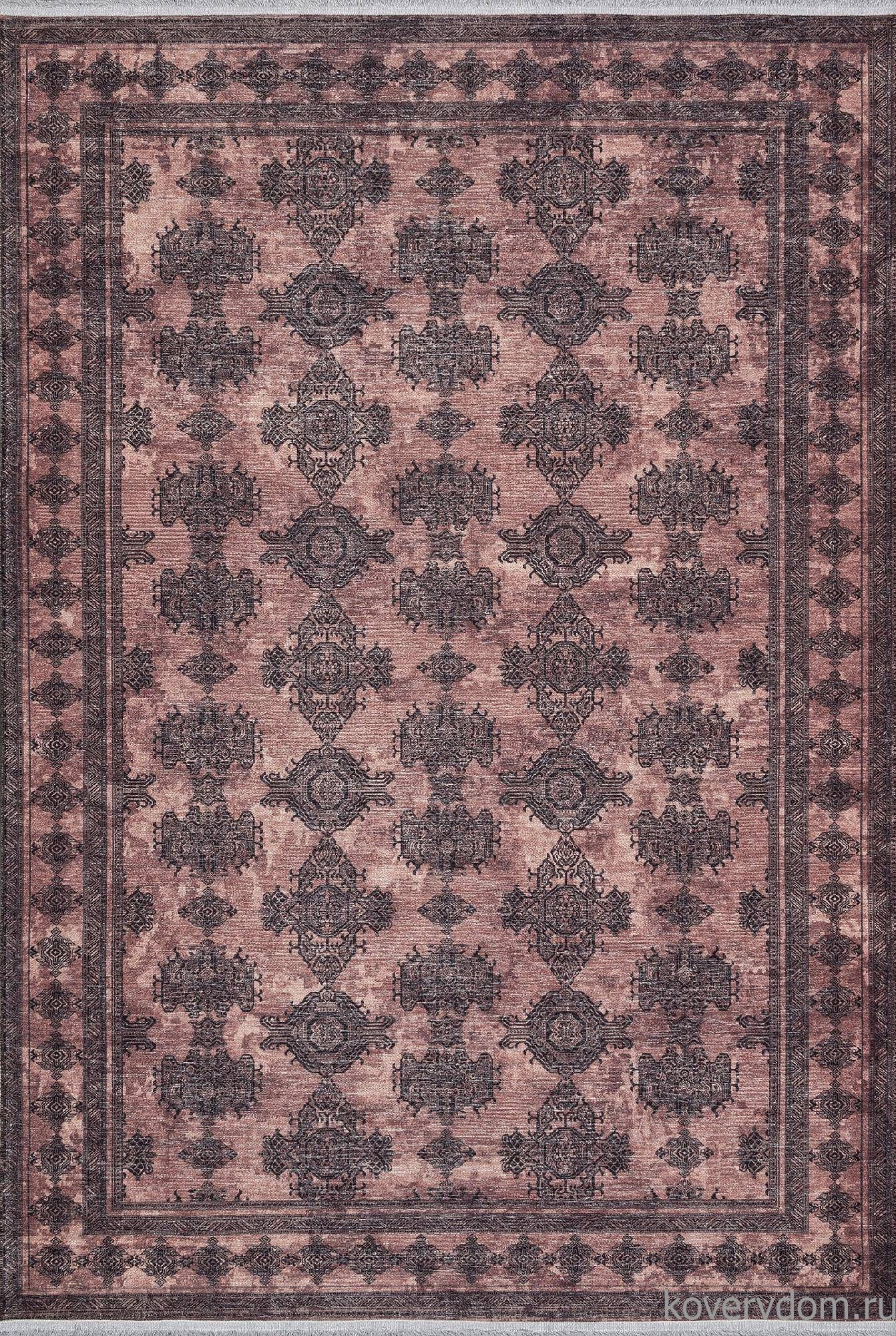 Ковер LOTUS AB028A КРАСНЫЙ / ЧЕРНЫЙ