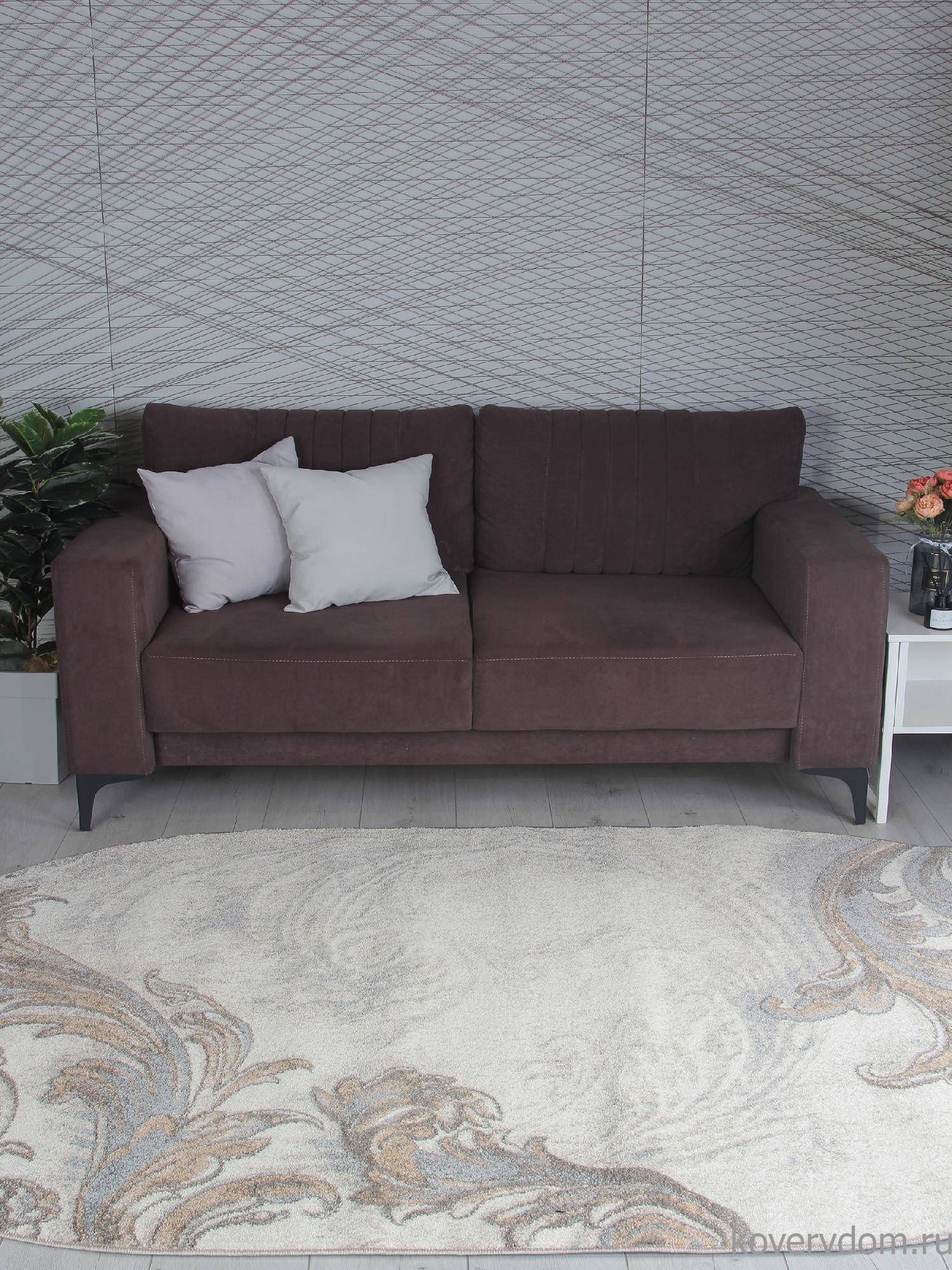 Ковер TORNADO D754 BEIGE 2 Овал