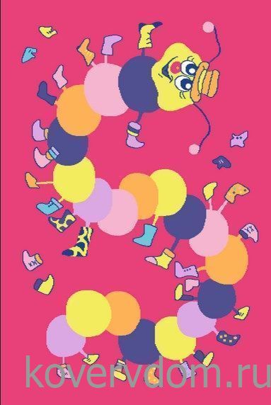 Ковер детский FUNKY TOP Iwo amaranth Ковер детский FUNKY TOP Iwo amaranth