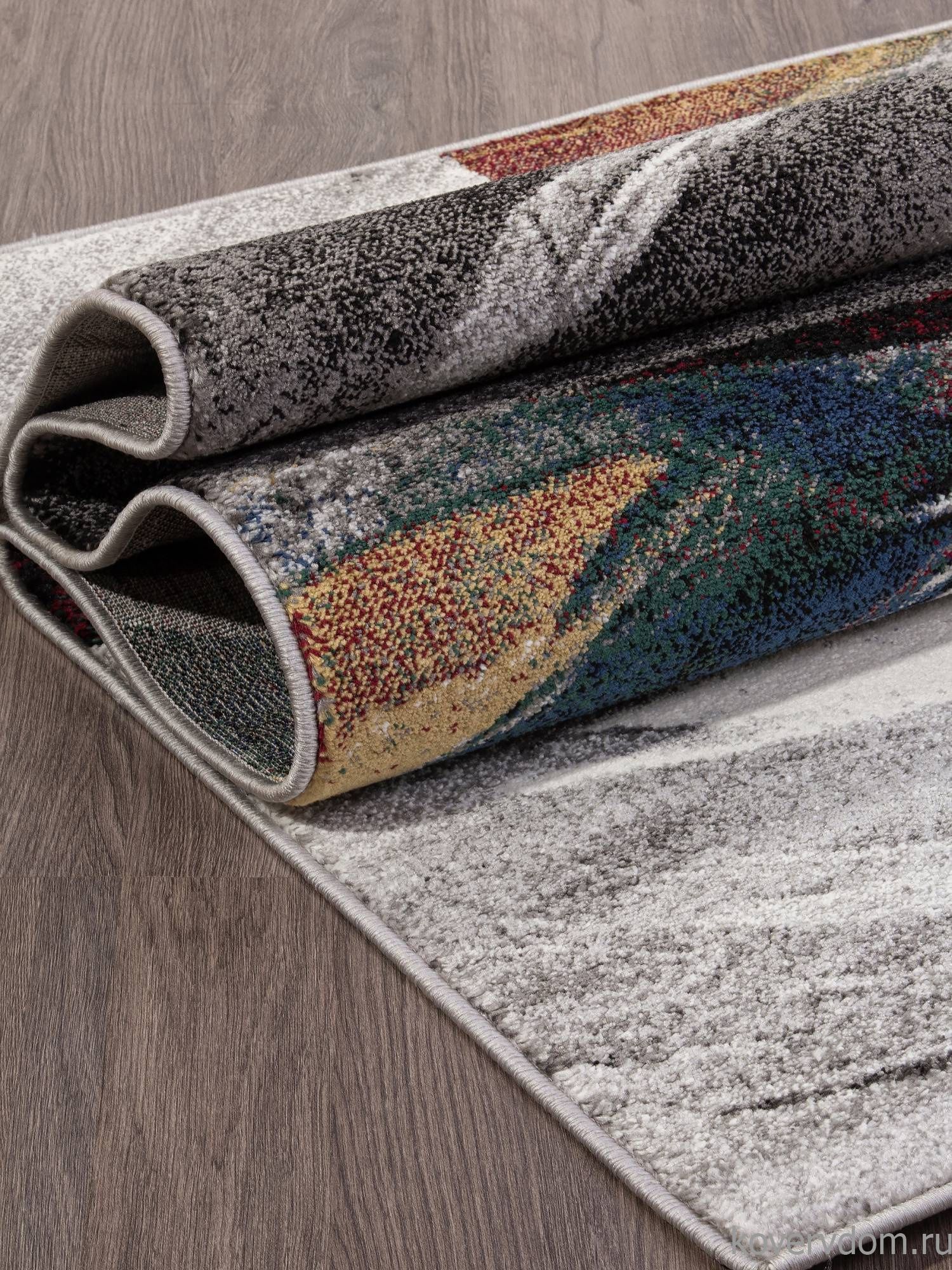 Ковер LONDON D819 GRAY-RED