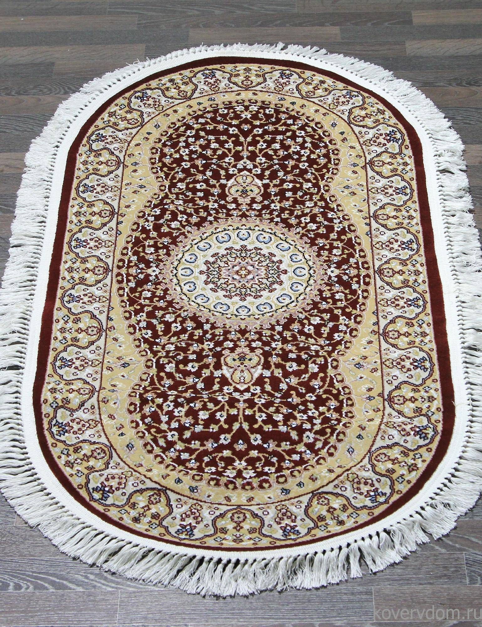 Ковер MASHAD PRESTIGE 02358A RED/RED Овал