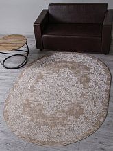 Овальный ковер бежевый LIMAN F481 BEIGE Овал