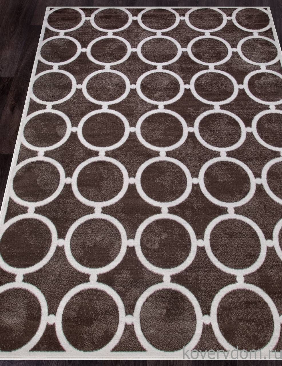 Ковер SIERRA D713 BROWN-CREAM 2