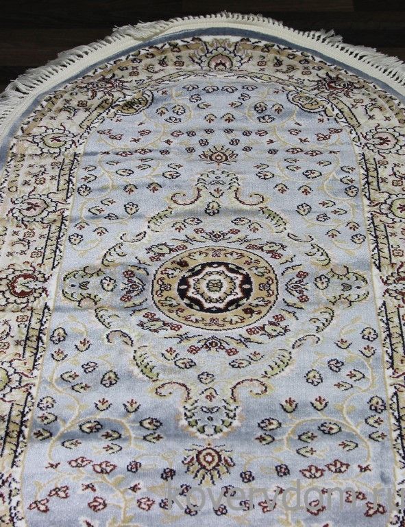 Ковер MASHAD PRESTIGE 02847A L.BLUE / L.BLUE Овал