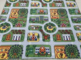 Детский ковер из России-палас с дорогами ECOPOLIS-A